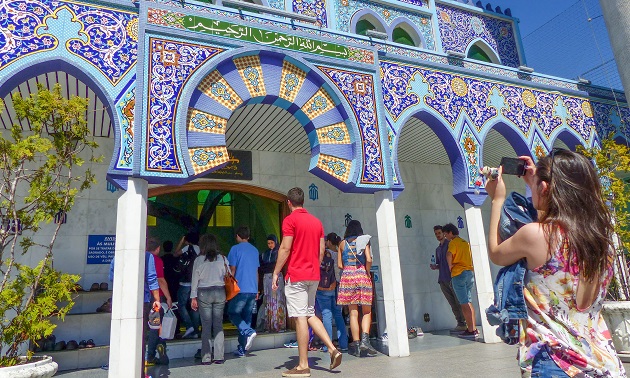 A mesquita muçulmana de Curitiba